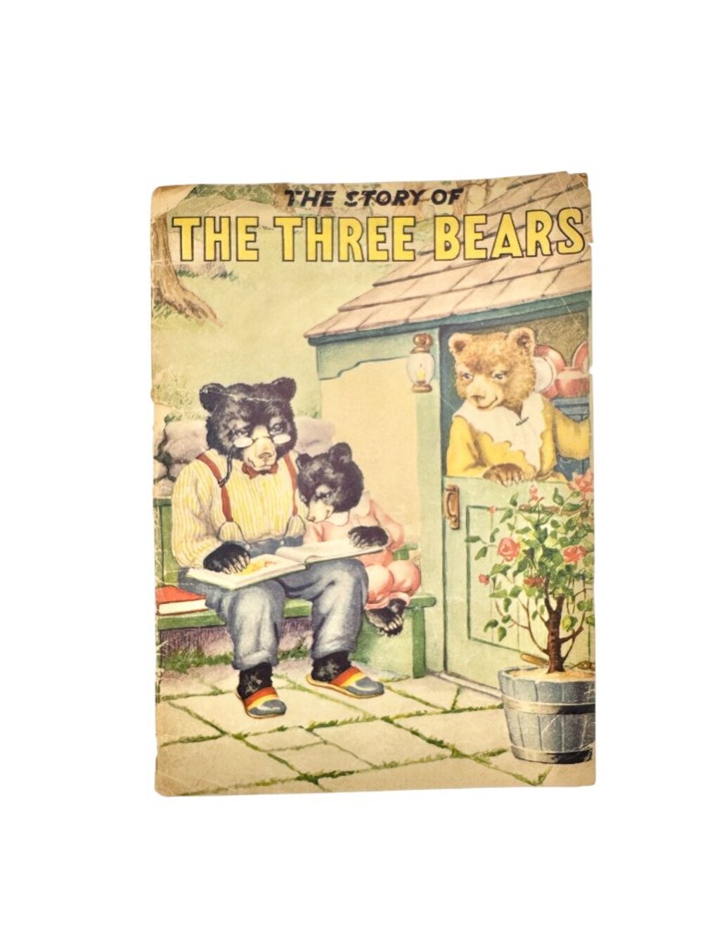 Vintage 1941 Illustrated Book The Story Of The Three Bears By Thelma Gooch
